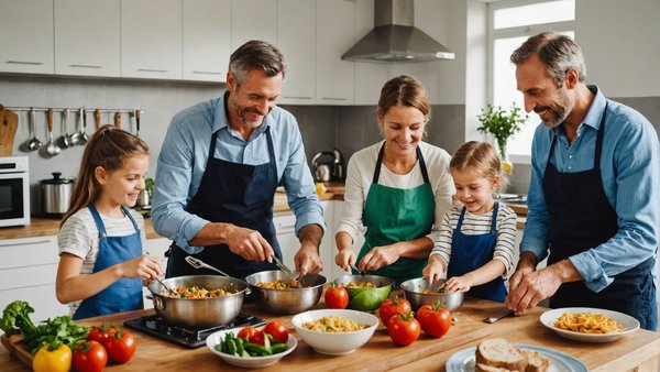 Cuisine en famille pour moins de 10 euros