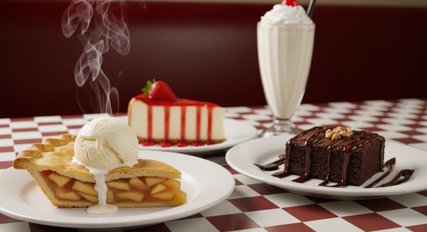Les desserts iconiques des diners américains : un voyage savoureux à travers la culture et la nostalgie